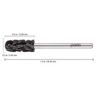 Pana 3 32  Shank Size - Dlc Small Barrel Smooth Top Nail Carbide Drill Bit  5xc 