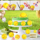 Liyiq 24pcs 2 36  Softball Stress Balls Mini Foam Squeeze Party Favors
