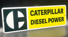 Caterpillar Diesel Power Cat Aluminum Metal Sign 6x18