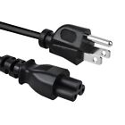 6ft Ul 3-prong Mickey Mouse Power Cord Cable For Laptop Pc Printers Tv Notebook