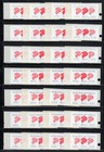 Singapore Atm 2   1989   Lion Heads   Series 0001-0047   0050 Mnh   Cvp Frama 