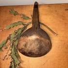 Antique Primitive Extra Large Wooden Butter Paddle 9    L X 5-5 8    W