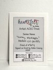 Aceo Original Print Seascape  Sunrise Ocean Painting  Sunset  Golden Hour