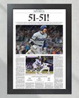 2024 Shohei Ohtani s Historic 50-50 Club Entry Framed Newspaper
