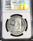 1958 Canada Silver 1 Dollar Totem Pole Ngc Pl 65 Nice Gem Proof Like