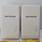 Lot Of 2 Netgear Powerline Pl1200s  1-ethernet Port Wifi Extenders