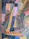 Vintage 90s Mixed Media Collage Decoupage Art Wall Hanging Vankleef Modern Art