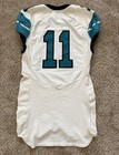 Under Armour Coastal Carolina Chanticleers  11 White Game Used Football Jersey