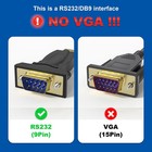 Usb Type C To Rs232 Db9 Serial Port Adapter Cable  Ftdi Chipset  Supports Win   