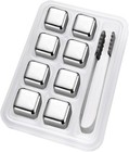 Stainless Steel Ice Cubes Chilling Stones Rocks Reusable For Whiskey Wine Drink