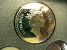 Canada 1992 Proof Set With Silver Dollar Double Dollar Set