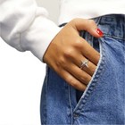 Sterling Silver Classic Clear Cz Religious Cross Fashion Ring Size 6-9 New  