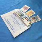 Mystic Stamp Co  Us1-2 1966 U s  Commemoratives 5c Used Off Paper Set