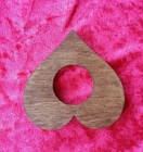 Wooden Ouija Board Game   Planchette With Instruction
