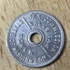Vintage State Of Washington Tax Commission Sales Tax Token Coin