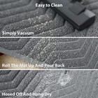 47 X 36 Cat Litter Mat Jumbo Kitty Trapping Mess Box Pad Waterproof Gray