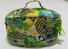 Vera Bradley Limes Up Oval Cosmetic Travel Case
