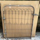 Antique Vintage Braided Wire   Steel Garden Gate Arched Top Fence