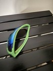 Minecraft Boys Wraparound Sunglasses Green Plastic Frame Blue Mirrored Uv400