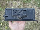Vtg Harmony Fdry Co Belleville Ill Cast Iron Wood Coal Heater Burner Stove Door