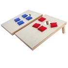 Wooden Cornhole Boards W carrying Case   Set Of 8 Cornhole Bags  you Pick Color   