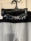 Victoria   s Secret Pink Sz L Halloween Bat Set Fold Over Leggings   Tee Nwt Htf