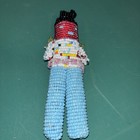 Native American Indian Hand Made Beaded Dolls In Elaborate Costumes 6 