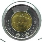 2018 Canadian Brilliant Uncirculated Business Strike  2 Tonnie Coin 