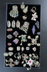 Lot Of 42 Vintage Afghan Kuchi Rings - Handmade Tribal Jewelry  4675