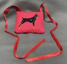 Doberman Pinscher Dog Handmade Cross-stitched Needlepoint Miniature Pillow