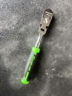 For Snap-on Tools New Green3 8  Drive Cynergy Hard Grip Flex Ratchet Fhfd100g