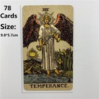 Metal Box Gilded Borderless Rider Tarot Cards Deck With Guidebook - English Edit