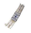 Native American Lakota Sioux Style Beaded Pipe Bag Suede Leather Tobacco Pouch