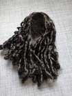 Truly Me 123 Wig A Black Curly Hair American Girl Doll Ooak Custom Replacement 