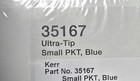 Kerr Ultra-tip Small Pkt  Blue