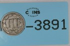1881 3cn Three 3 Cent Nickel Early Us Type Coin Raw-3891