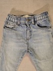 Zara Unisex Baby Denim Jogger Jeans Blue 12-18m Elastic Waist Casual Play
