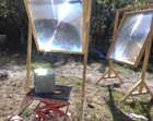 Large Spot Fresnel Lens Framed Gps Second Life Restored Imperfections 31  X 21 