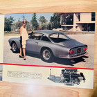 Original 1963 Ferrari 250gt Lusso Berlinetta Sales Brochure