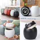 17oz Black white Cat Shape Urn Pet Ashes Memorial Cremation For Funeral Cat Dog