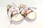 18 Inch Doll Floral Tennis Shoes Fits American Girl Doll  Free Shipping