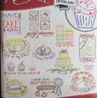 Stitcher s Revolution Sweet Treats Iron On Embroidery Transfer Pattern 20 Bakery
