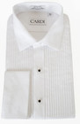 Men s 100  Cotton Regular Collar 1 4  Pleated French Cuff Tuxedo Shirt Reg Fit
