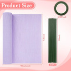 27 Pcs Crepe Paper Roll Kit - 6 Rolls Crepe Paper Sheets With Floral Tape And 20
