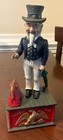 Vintage Uncle Sam Cast Iron Mechanical Piggy Savings Coin Bank