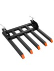 New 48 clamp On Debris Forks To 48 In Bucket 2500lb 5 Pallet Forks For Tractor