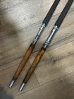 Vintage Pair Of Matching Fishing Rods  Heavy And Med -heavy  25-35lb    60-80lb
