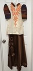 Filipiniana Outfit Bolero Skirt 2pcs Barong Tagalog Women Size M