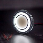 Eagle Lights 2  Bullet Front Led Turn Signals For Harley Davidson White Halo Hd