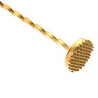 Barfly Muddle Bar Spoon  Muddler 11 13 16   30 Cm   Gold